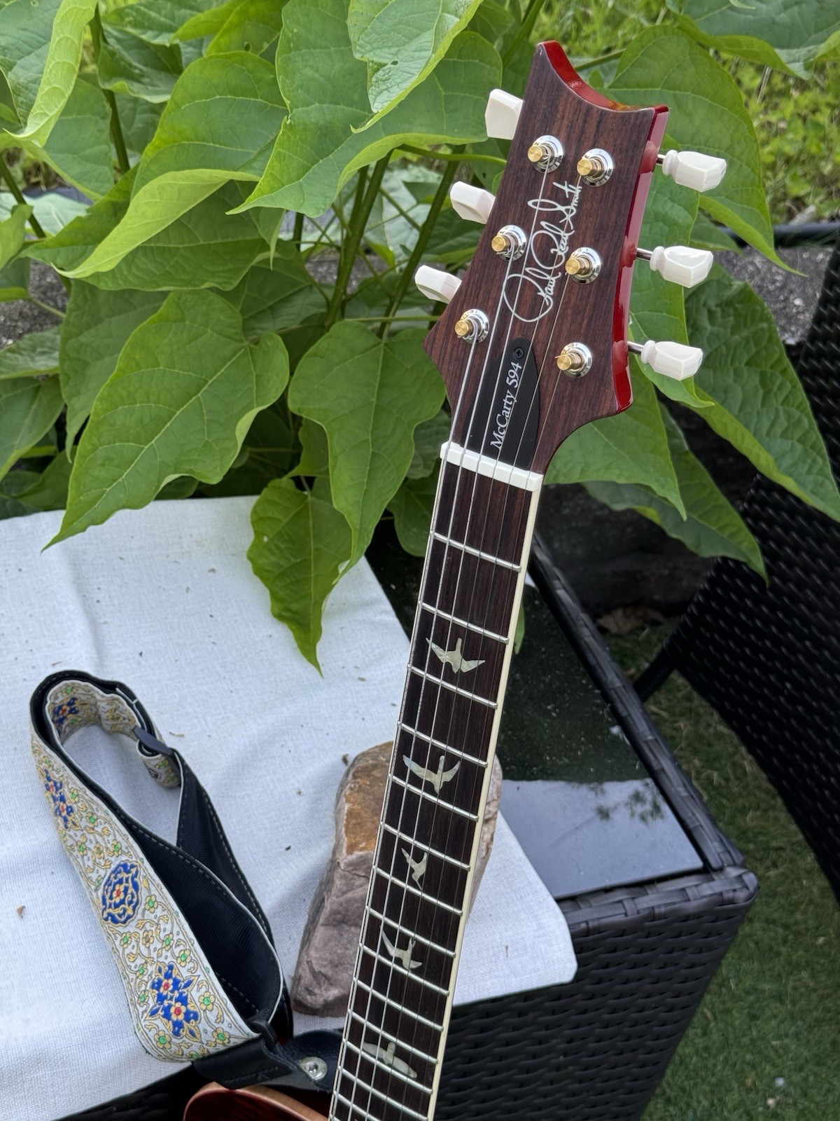 💥EXCELLENT💥PAUL REED SMITH McCarty 594 CHARCOAL CHERRY ELECTRIC GUITAR w/ CASE