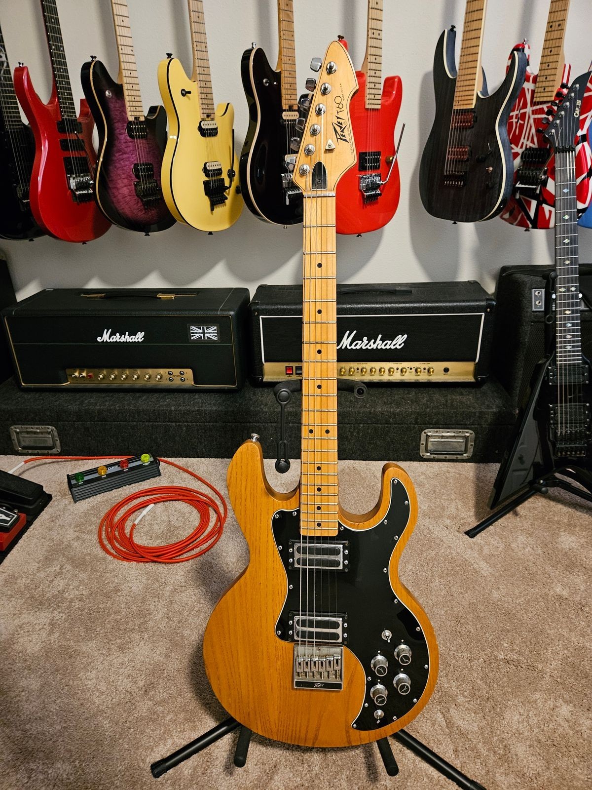 Peavey T-60 with Maple Fretboard 1978 – 1988 – Natural
