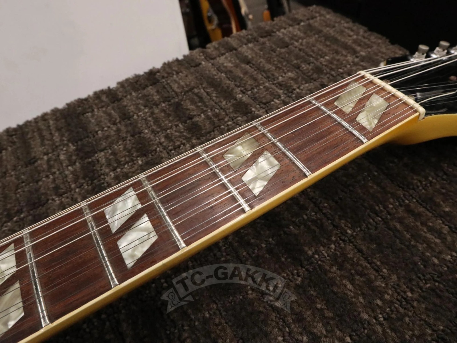 Gibson USA 1974-1975 EDS-1275 Double Neck White Authentic Vintage w/Hard case
