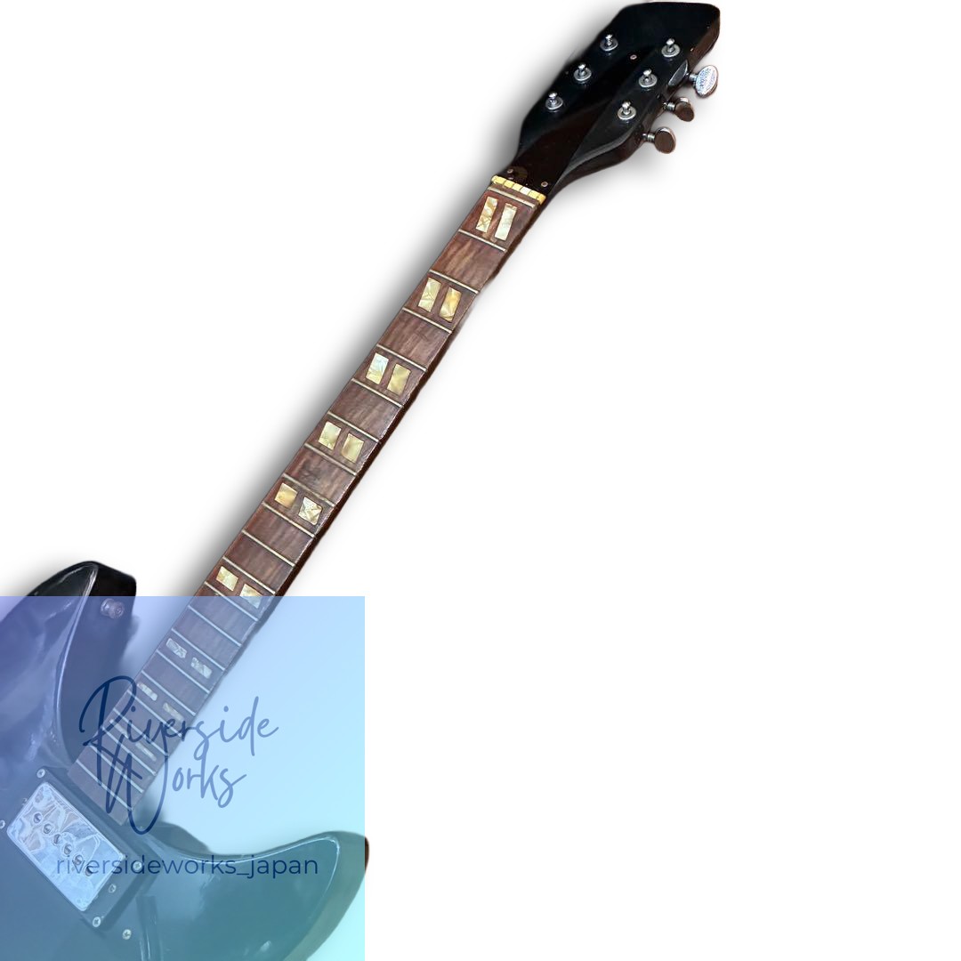 Rickenbacker 330 Model Black Electric Guitar with Hard Case