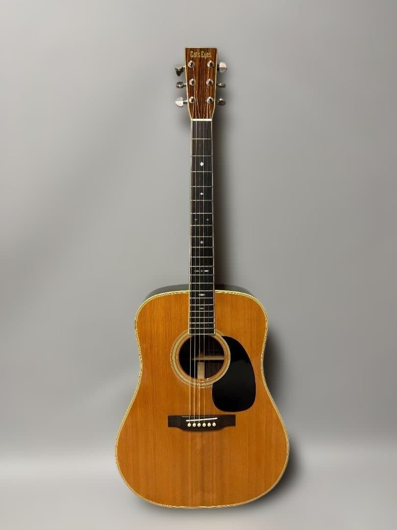 Finest veneer top! Truly super Martin sound! Cat’s Eye CE-400Super beautiful