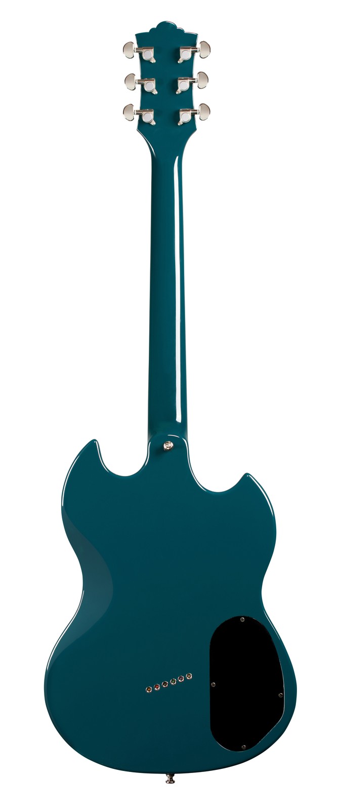Guild Polara Left-Handed Electric Guitar, Rosewood Fingerboard, Blue Steel