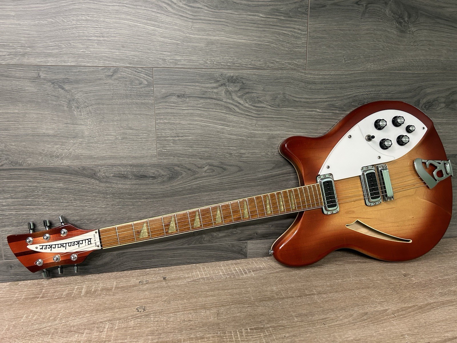 1986 Rickenbacker 360 Fireglo Electric Guitar w/ Case #2697