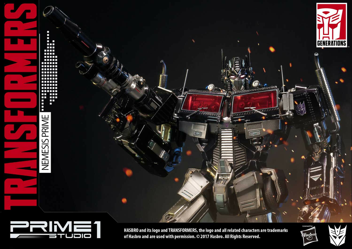 PRIME 1 STUDIO Transformers GENERATION NEMESIS OPTIMUS PREMIUM STATUE Figure