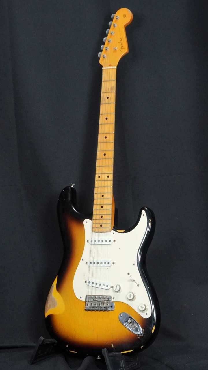 Fender Custom Shop 1956 Stratcaster Aged Mod 2 Tone Sunburst Used Electric