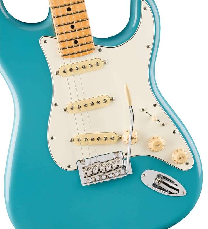 Fender Player II Stratocaster Electric Guitar, Maple Fingerboard, Aquatone Blue