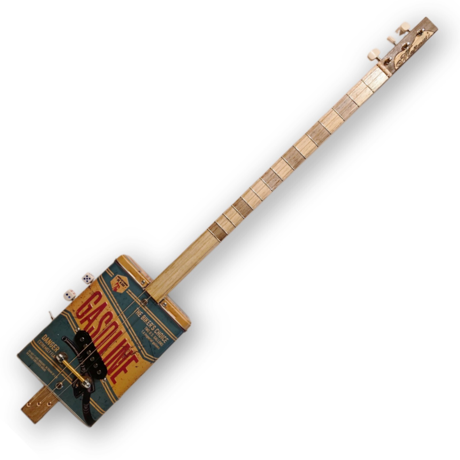 Gasoline Mancina 3tpv Special Single Coil + Piece Pick-up Cigar Box Matteacci’s
