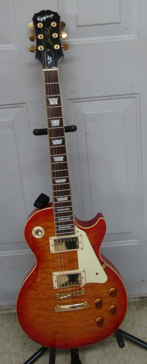 2007 Epiphone Les Paul Ultra Electric Guitar with Hard Case