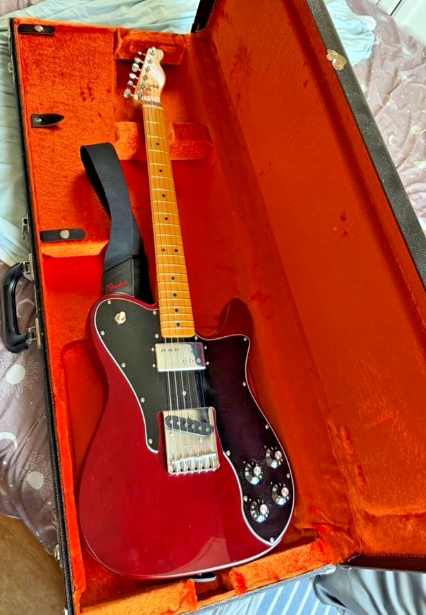Fender American Vintage II ’77 Telecaster Custom Wine Red USA OHSC CuNiFe WRHB