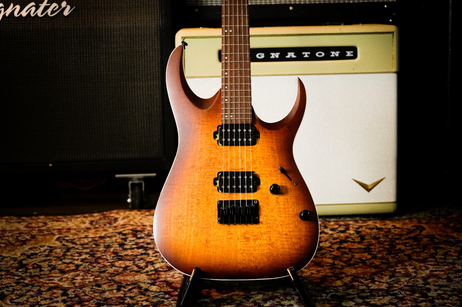 Ibanez RGA42FM-DEF Standard 2017 – Present – Dragon Eye Burst Flat