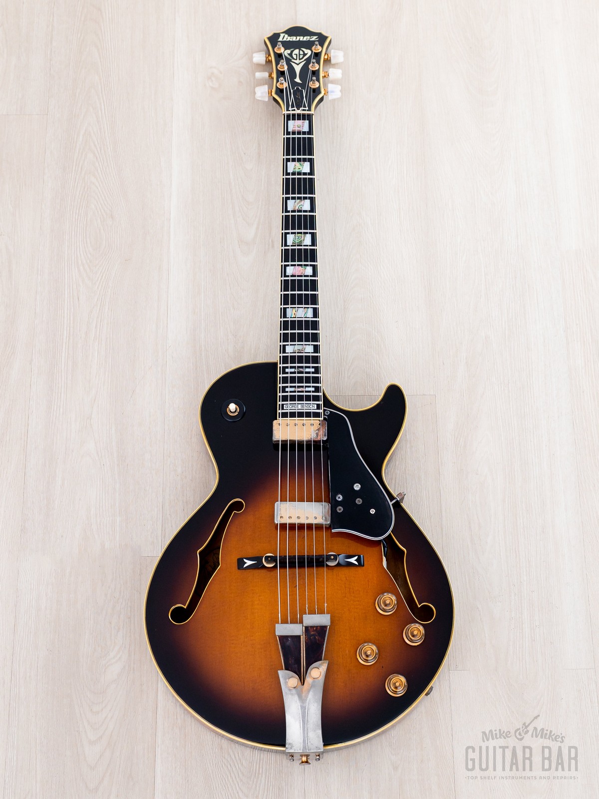 1978 Ibanez George Benson Signature GB10 Archtop Electric Guitar, Japan Fujigen