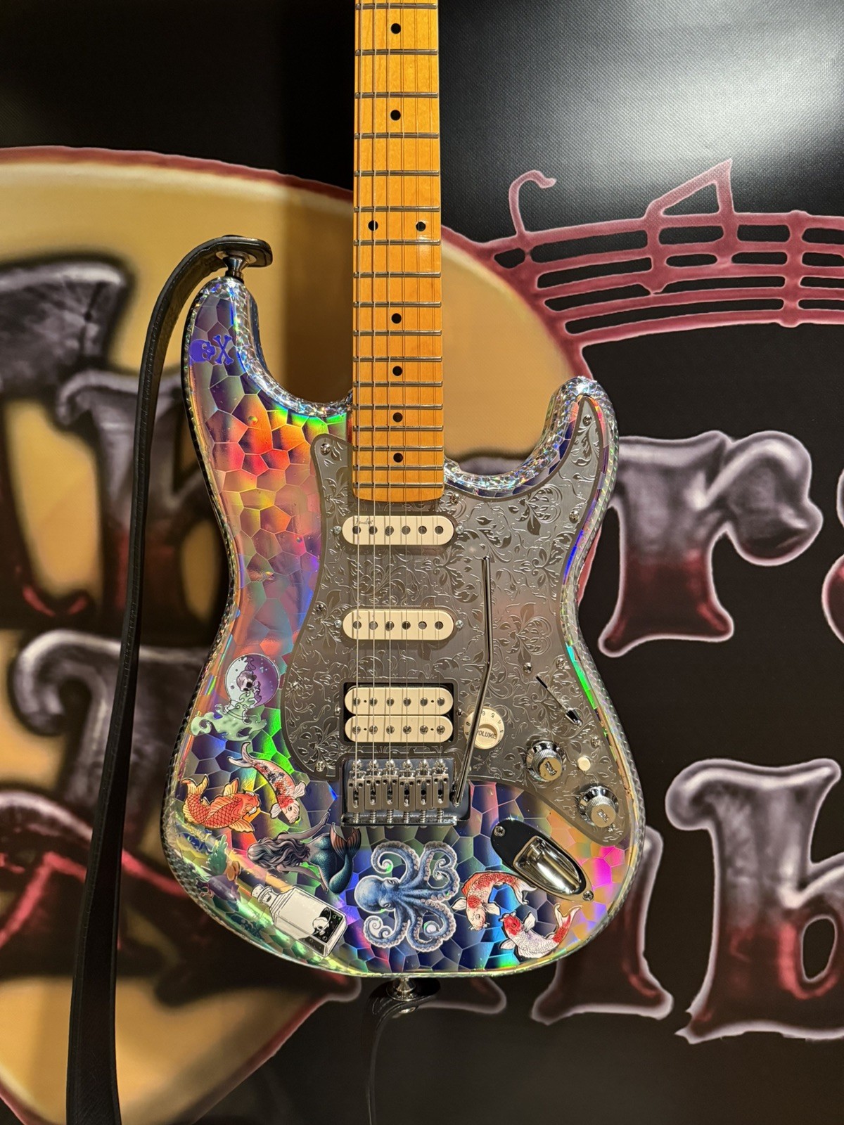 Stratocaster Electric Guitar W/Fender S-1 Switch, Locking Tuners And Gig Bag