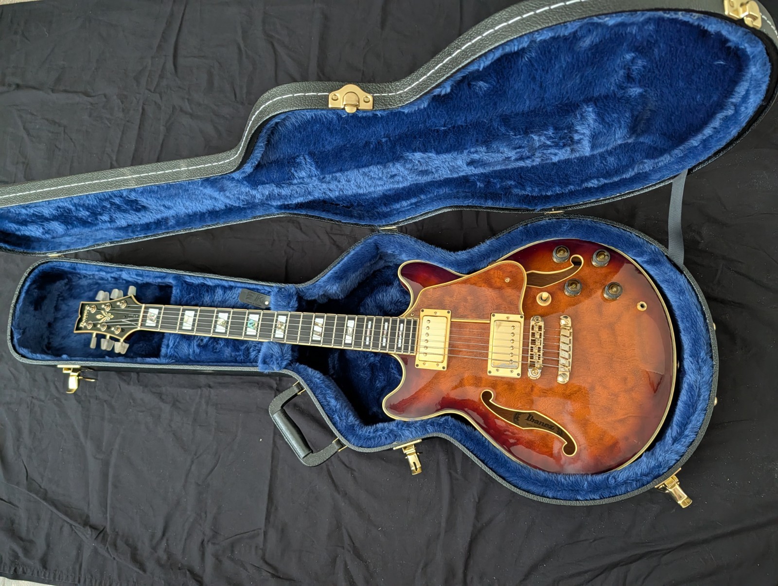 Ibanez Artstar AM200 1988 Burl Mahogany Vintage Semi-Hollow Guitar, Near-Mint