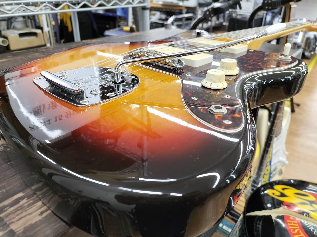 Fender Japan Jazzmaster Guitar JM66B 3-Tone Sunburst Block Inlay