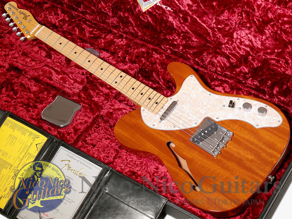 Fender Custom Shop 2020 Vintage Custom 1968 Telecaster Thinline Mahogany NOS Nat
