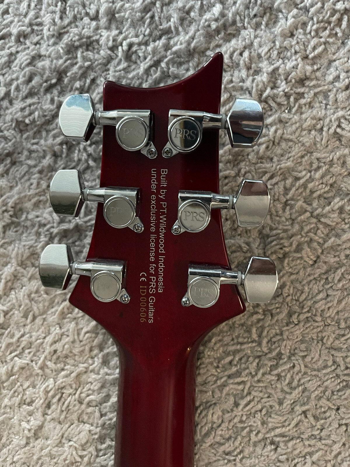 PRS SE Santana Signature 2007 HH Vintage Cherry Red Paul Reed Smith Guitar