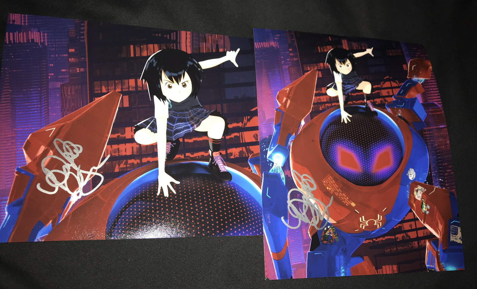 Kimiko Glenn signed Spiderman into SpiderVerse Poster Peni Parker 8×10 photo