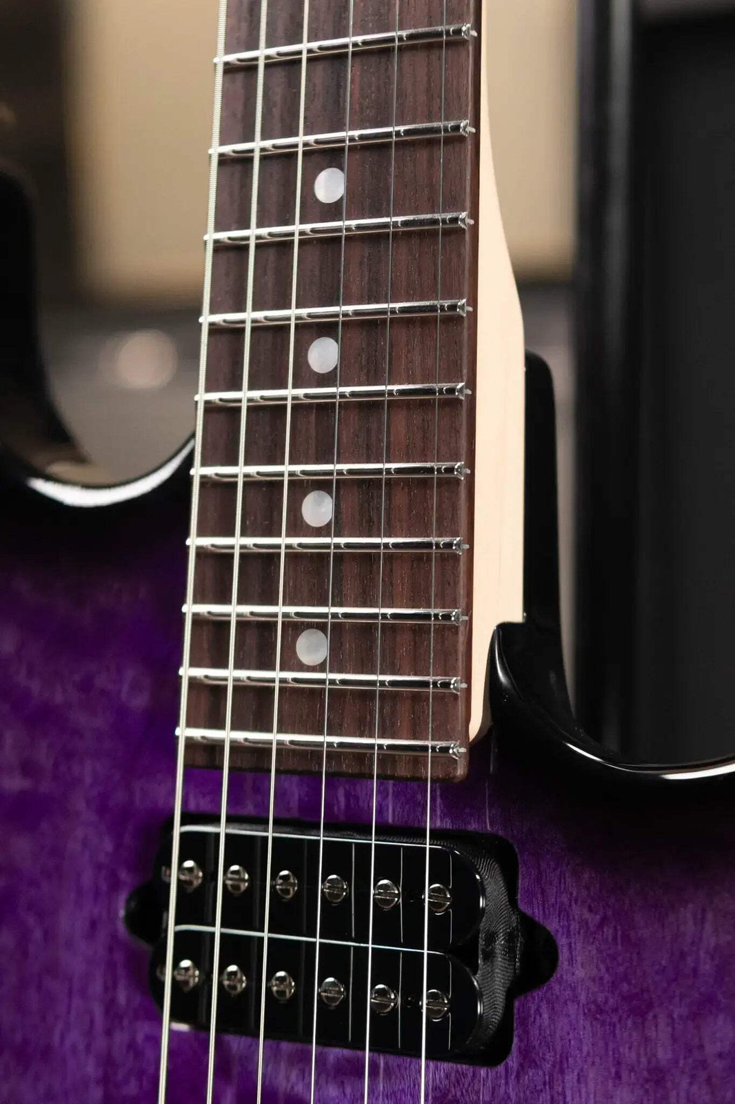 Suhr Standard Thin Burst Limited Edition Electric Guitar – Trans Purple with Gig
