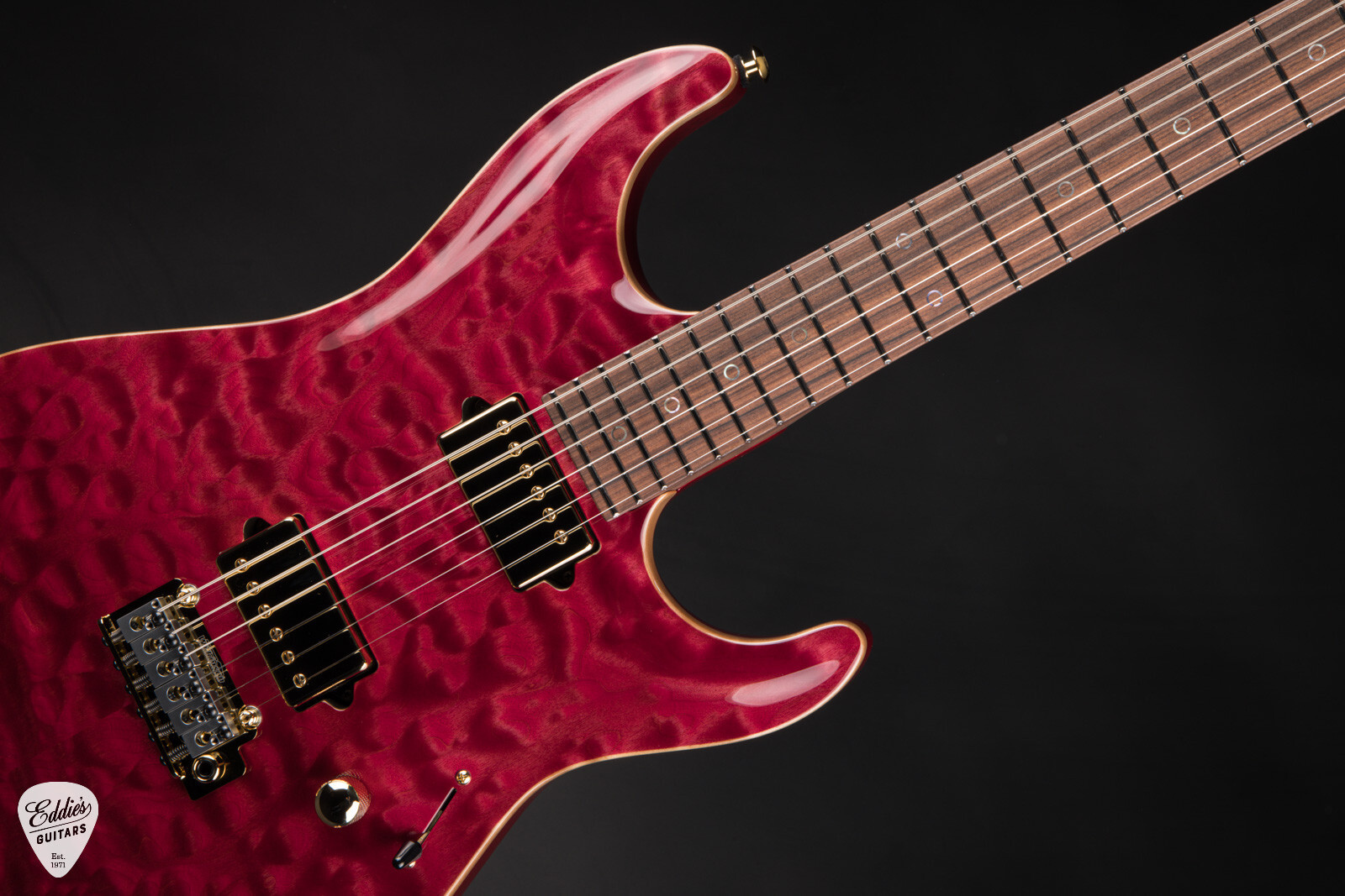 Suhr Standard Carve Top Pau Ferro Neck – Trans Burgundy #83206