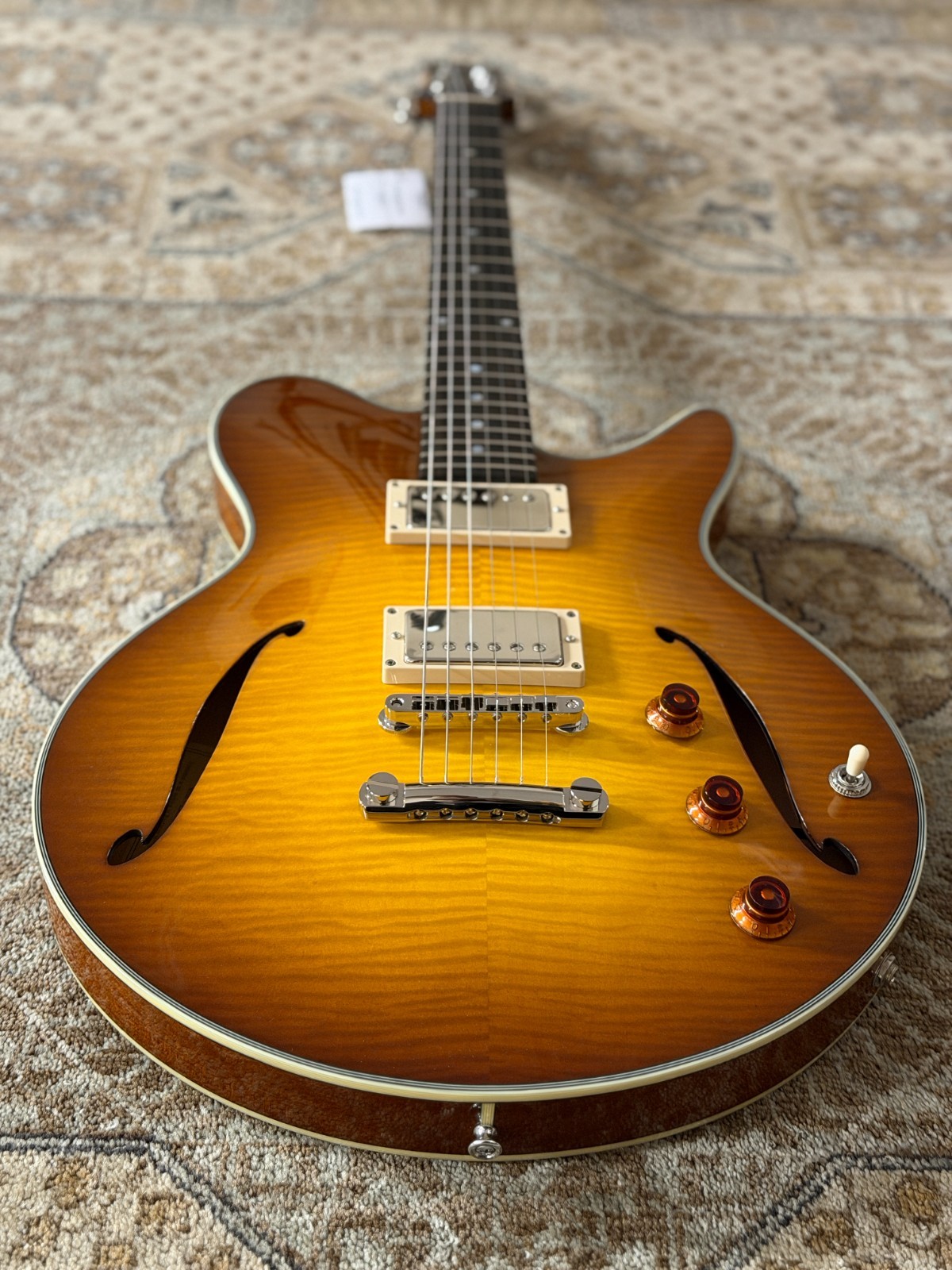 Eastman Romeo-California w/ Bare Knuckle Pickups Thinline w/ Case & Pro Setup!