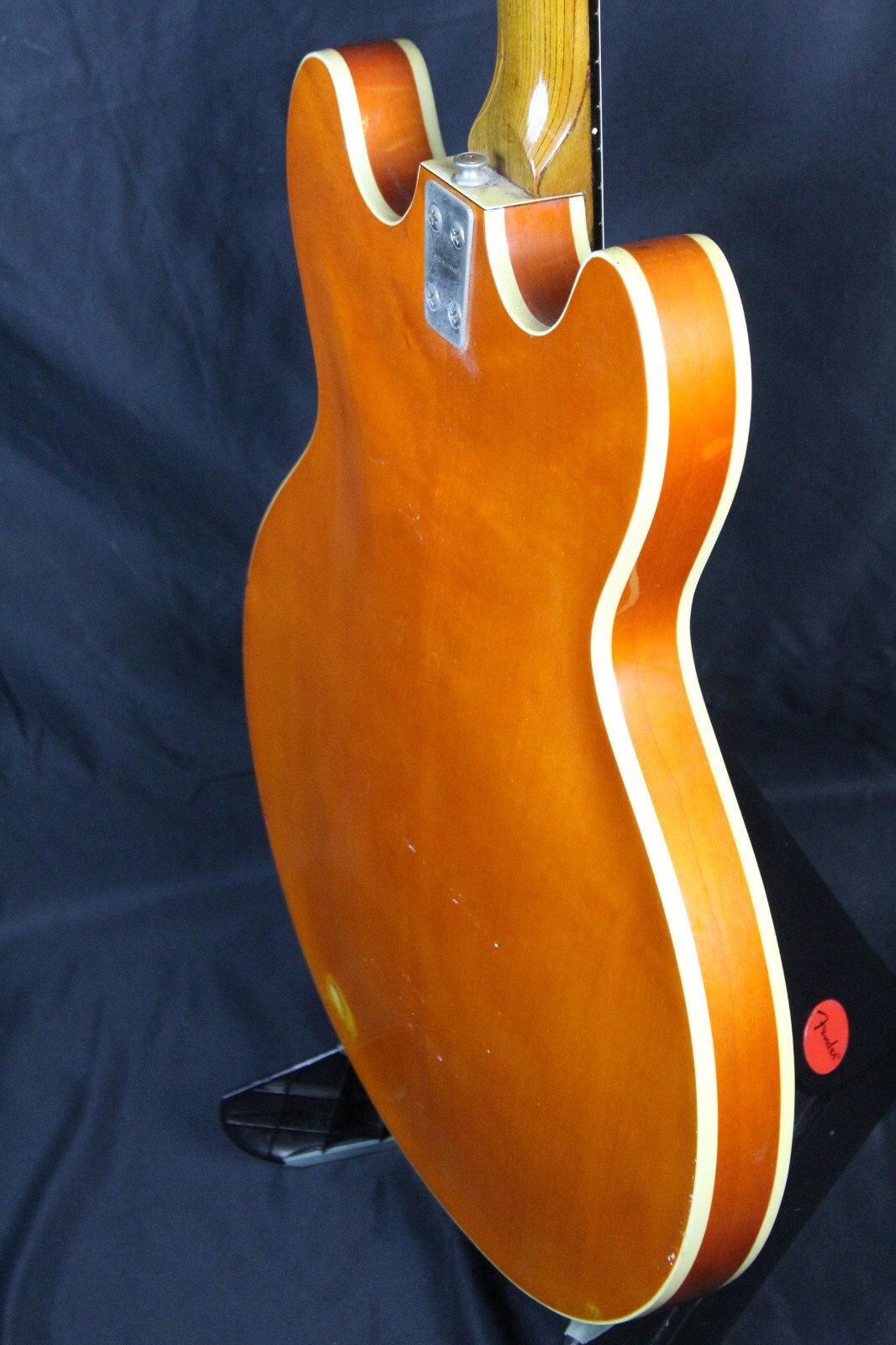 Framus Caravelle 5/117-52 60´s Orange Hollow-Body Guitar Made in Germany w/HSC
