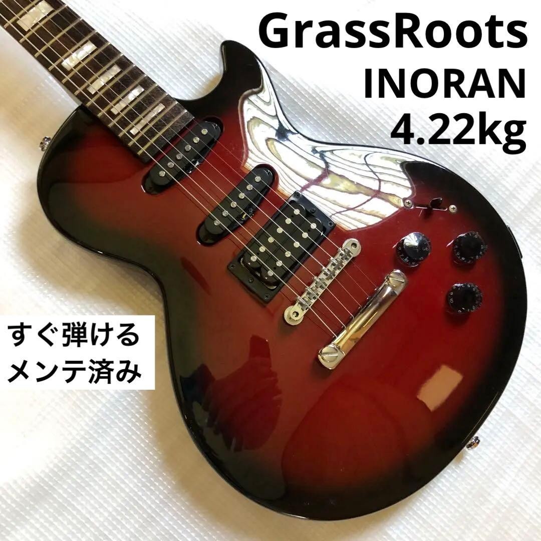 GrassRoots G-I-48LP INORAN Red Sunburst Electric Guitar LUNA SEA Model