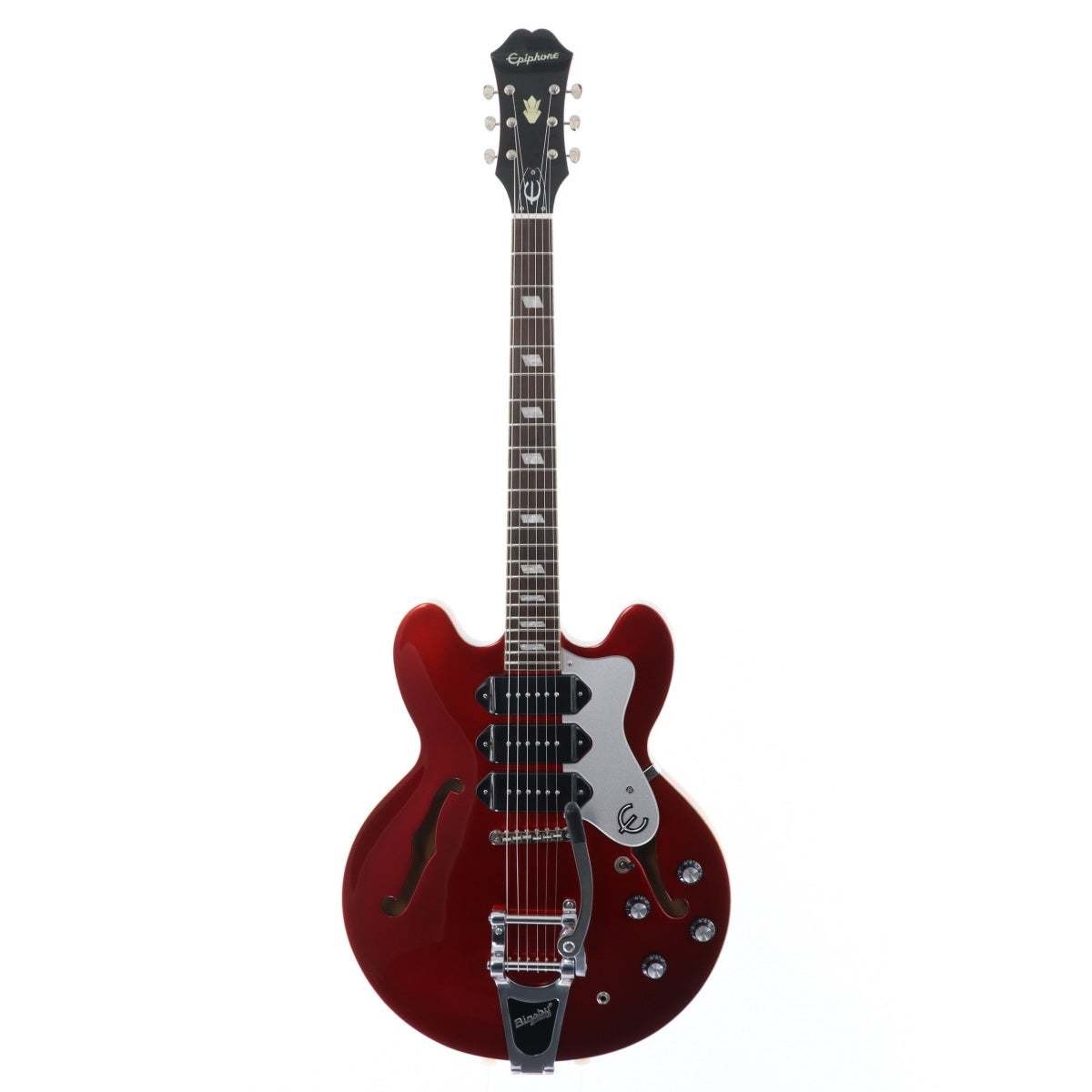 Epiphone Riviera Custom P93 Red Pearl 2014 Bigsby B70 Mod Used
