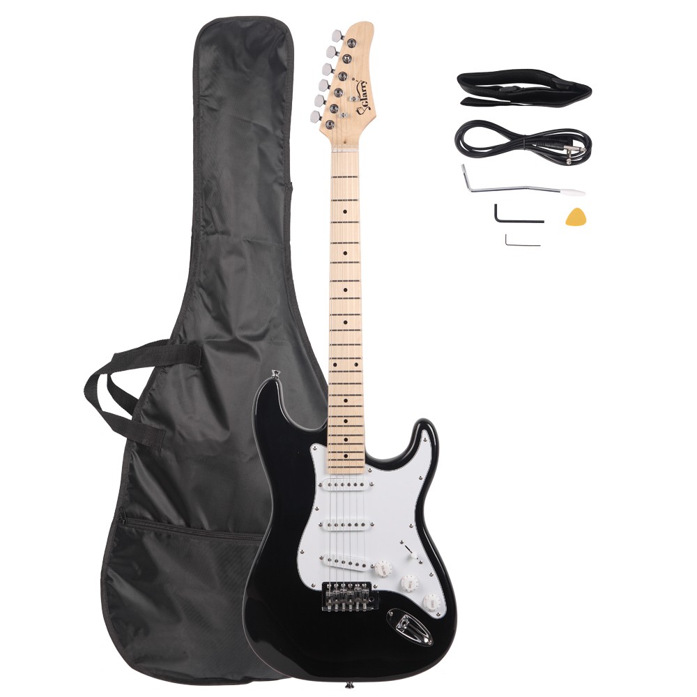 Glarry 39″ GST Electric Guitar with Bag for Beginner School Band