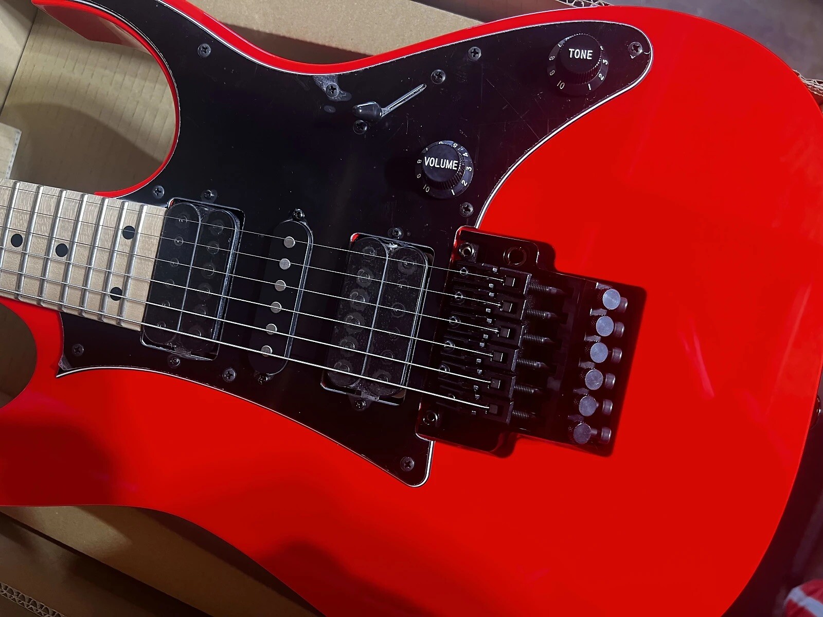 Ibanez Genesis Collection RG550-RF Electric Guitar- Road Flare Red