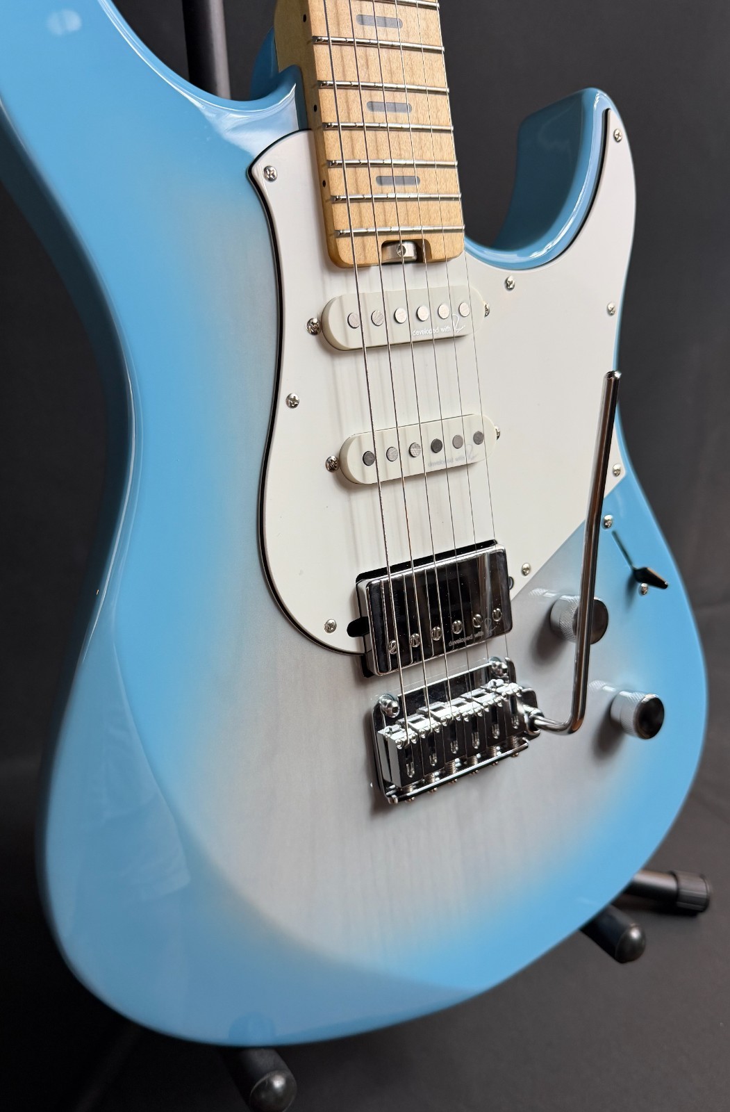 Yamaha PACP12M Pacifica Professional HSS Electric Guitar Beach Blue Burst Finish
