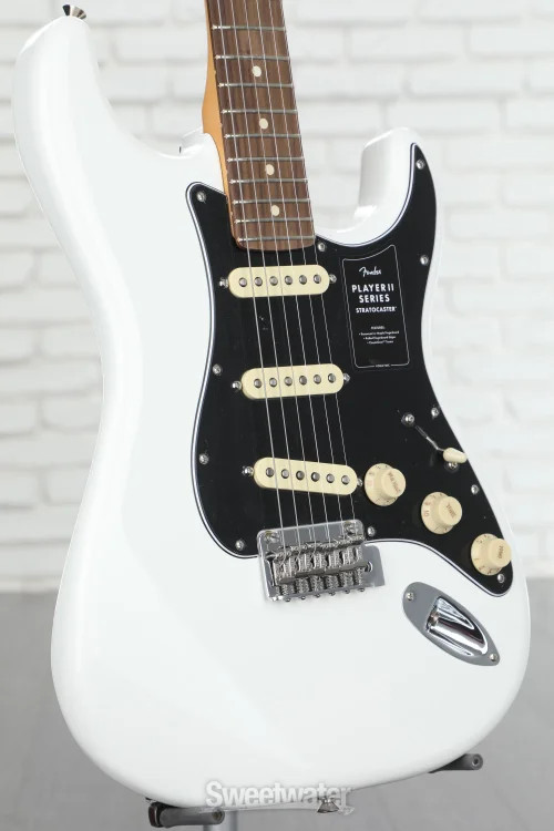 Fender Player II Stratocaster Electric Guitar – Polar White with Rosewood
