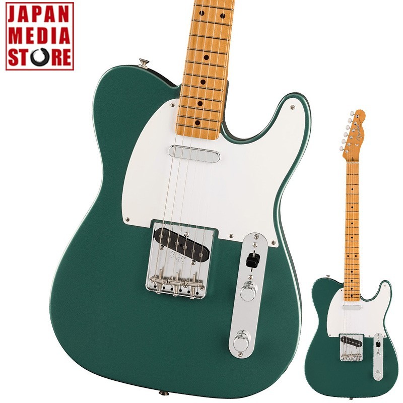 Fender Vintera III Late ’50s Telecaster Maple Sherwood Green Metallic Guitar NEW