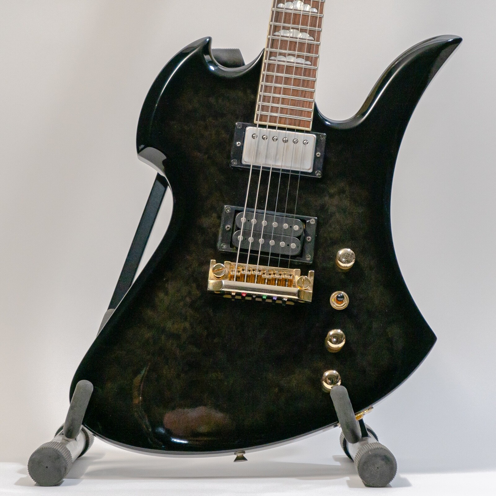 2011 BC Rich Mockingbird Electric Guitar with Gigbag – Transparent Black