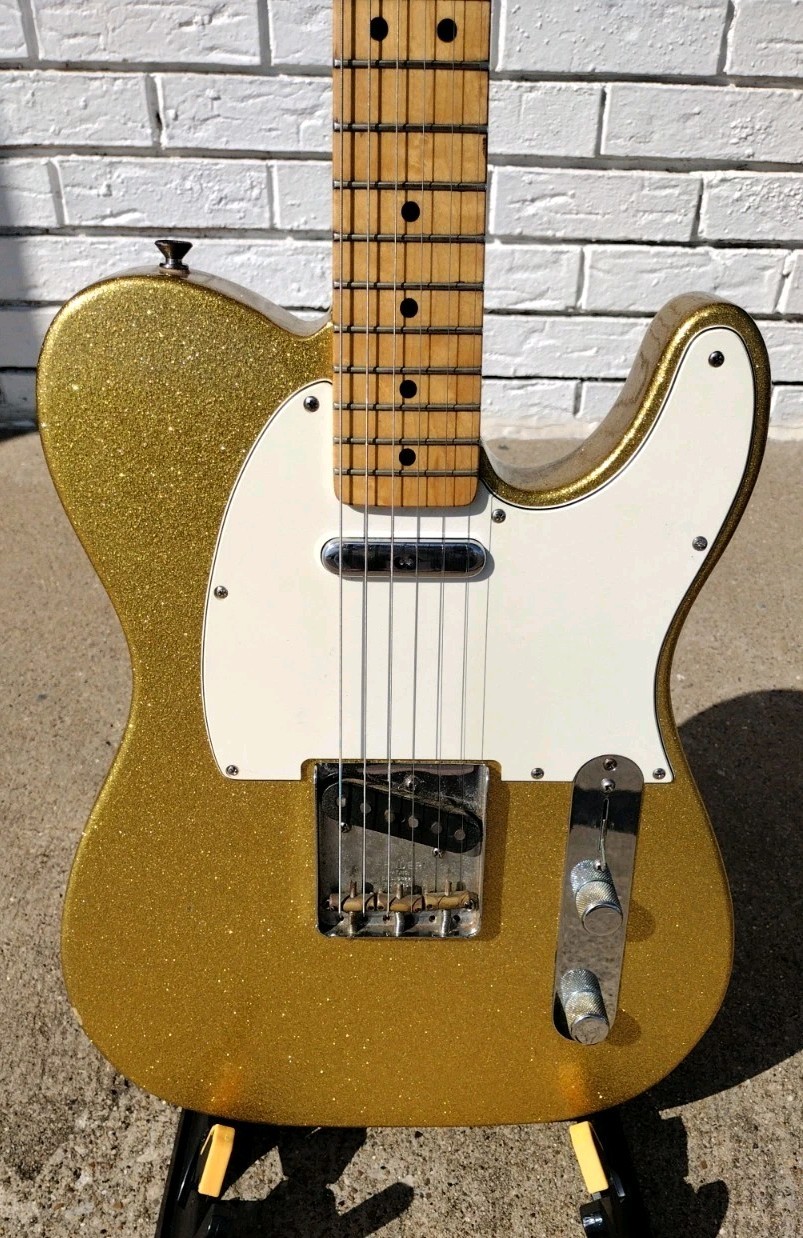 1993 Fender Custom Shop Gold Sparkle Telecaster w/HSC! -LL