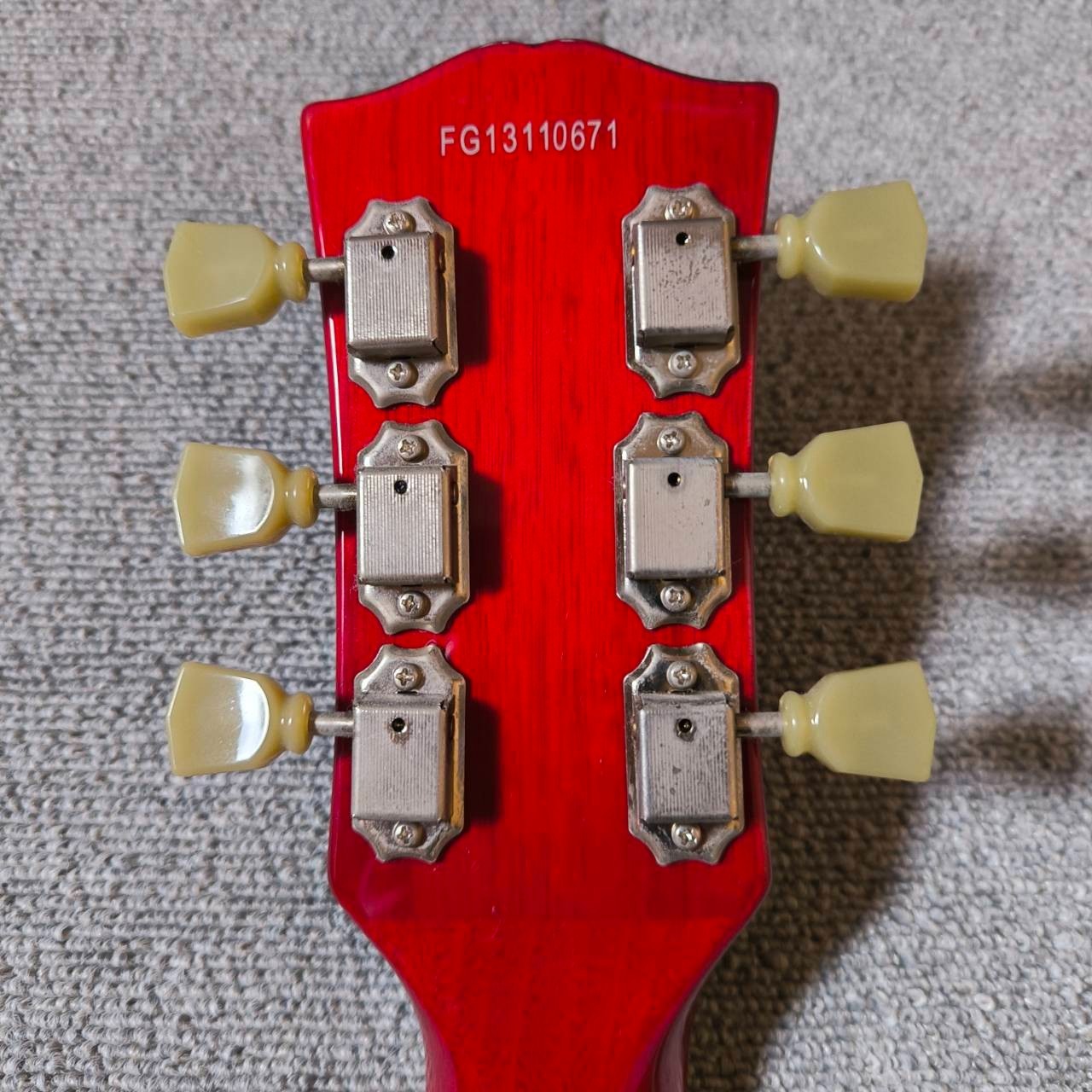 Burny Les Paul Custom Type Electric Guitar Lightning Inlay Randy Rhoads MIJ #6