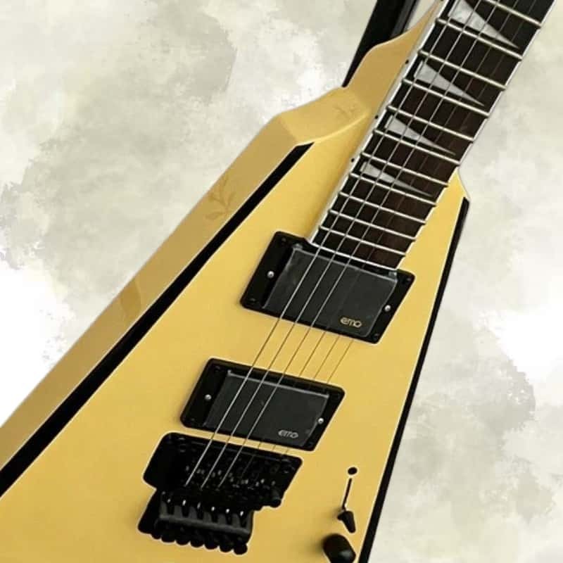 Black-bound Yellow Electric Guitar HH Pickups Laurel Fingerboard Mahogany Body