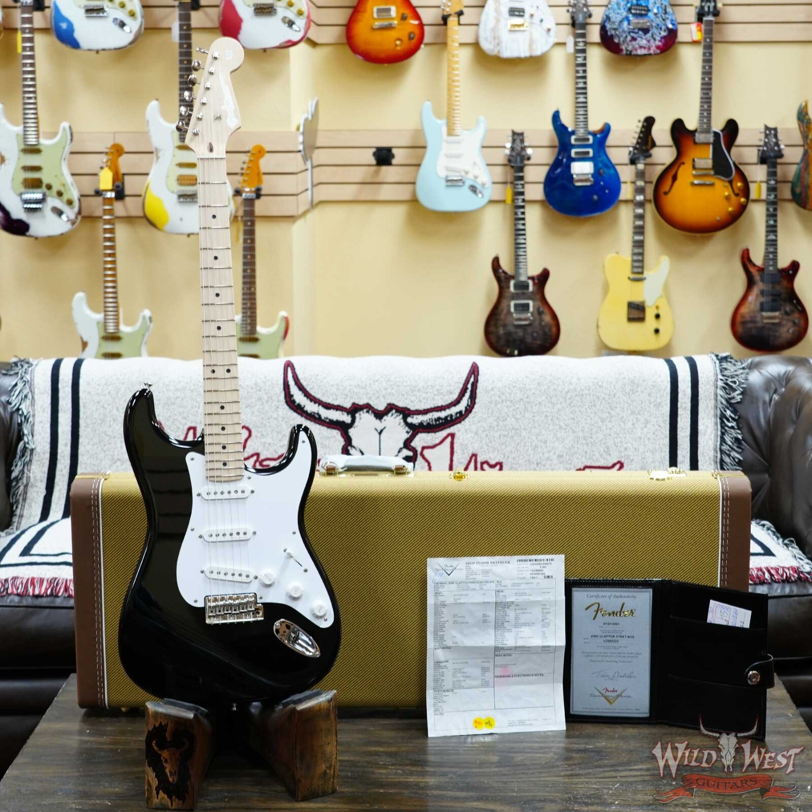 Fender Custom Shop Eric Clapton Signature Stratocaster Maple NOS Black