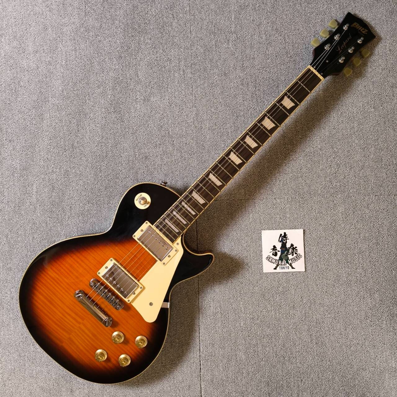 Blitz by Aria Pro II Les Paul Standard Type Brown Sunburst Ship From Japan #7
