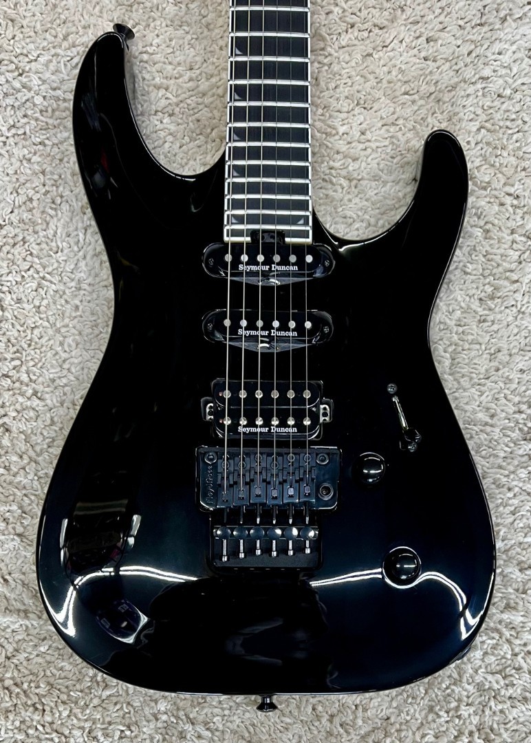 Jackson Pro Plus Series Soloist SLA3 Elec. Guitar, Ebony Fingerboard, Deep Black