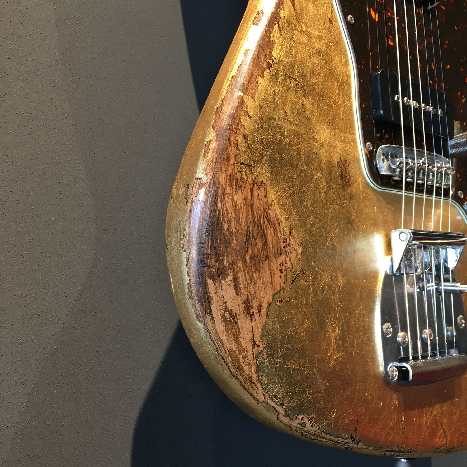 FRANCHIN Neptune guitar Relic Aged METALLIC LEAF JM-type *MADE TO ORDER