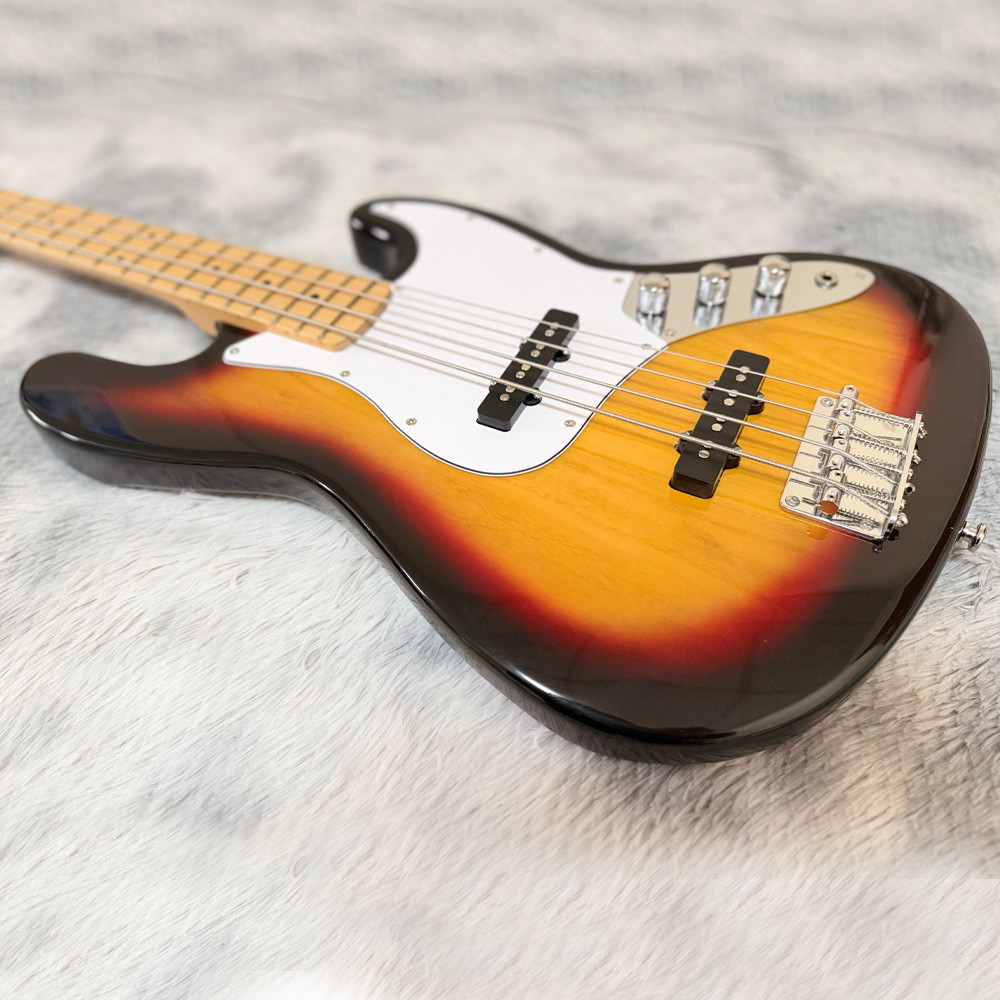 Full Size Sunburst Electric Bass Guitar 4 String PJ Style Right Handed Fast Ship