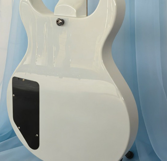 6String white junior Electric Guitar Mahogany Body 2P90 pickups black pickguard