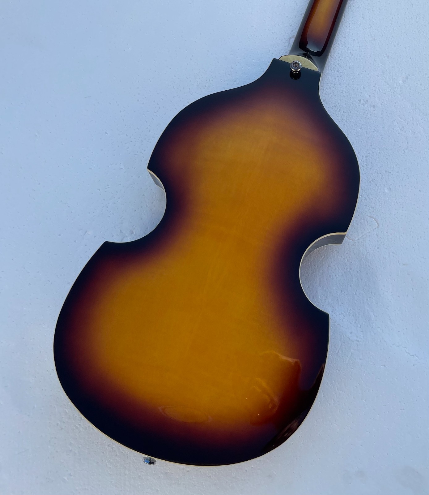 Flaws 30″ Scale Length 4 Strings Electric Violin Bass Semi Hollowbody Glossy