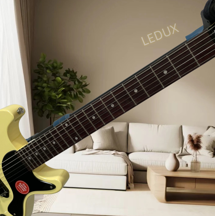 Hot Double Cut yellow Electric Guitar Solid body Rosewood Fretboard P90 Pickups