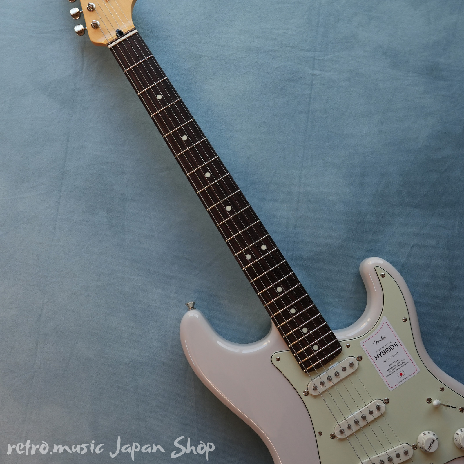 Fender Made in Japan Hybrid II Stratocaster Rosewood US Blonde Electric Guitar