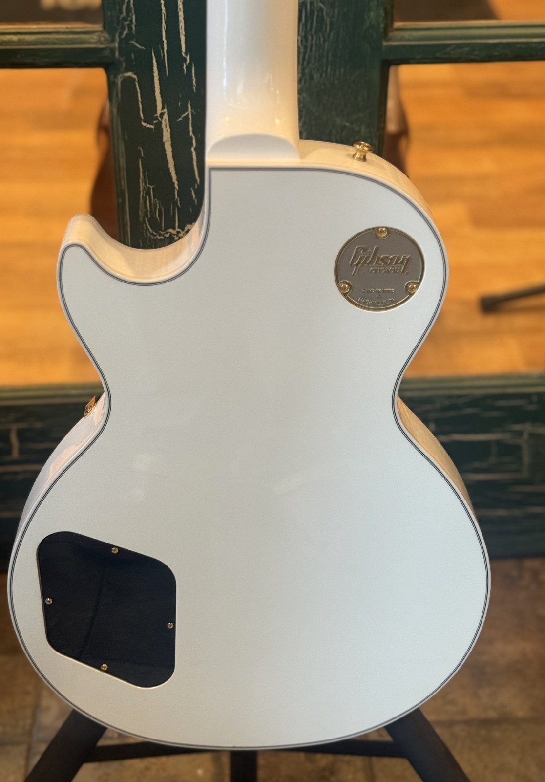 Gibson Les Paul Custom Shop Electric Guitar Alpine White W Case & COA