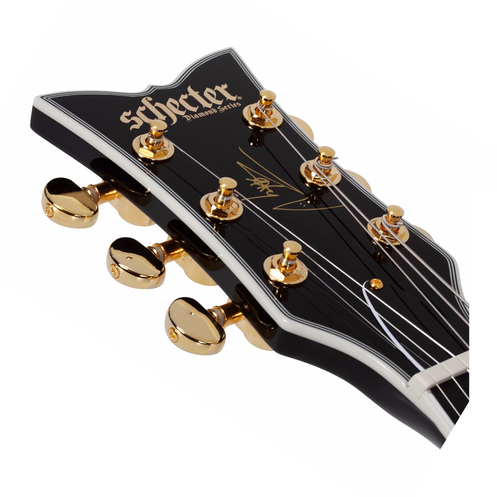 Schecter ZV-H6LLYW66D-S LH Zacky Vengeance Signature Guitar – Gloss Black