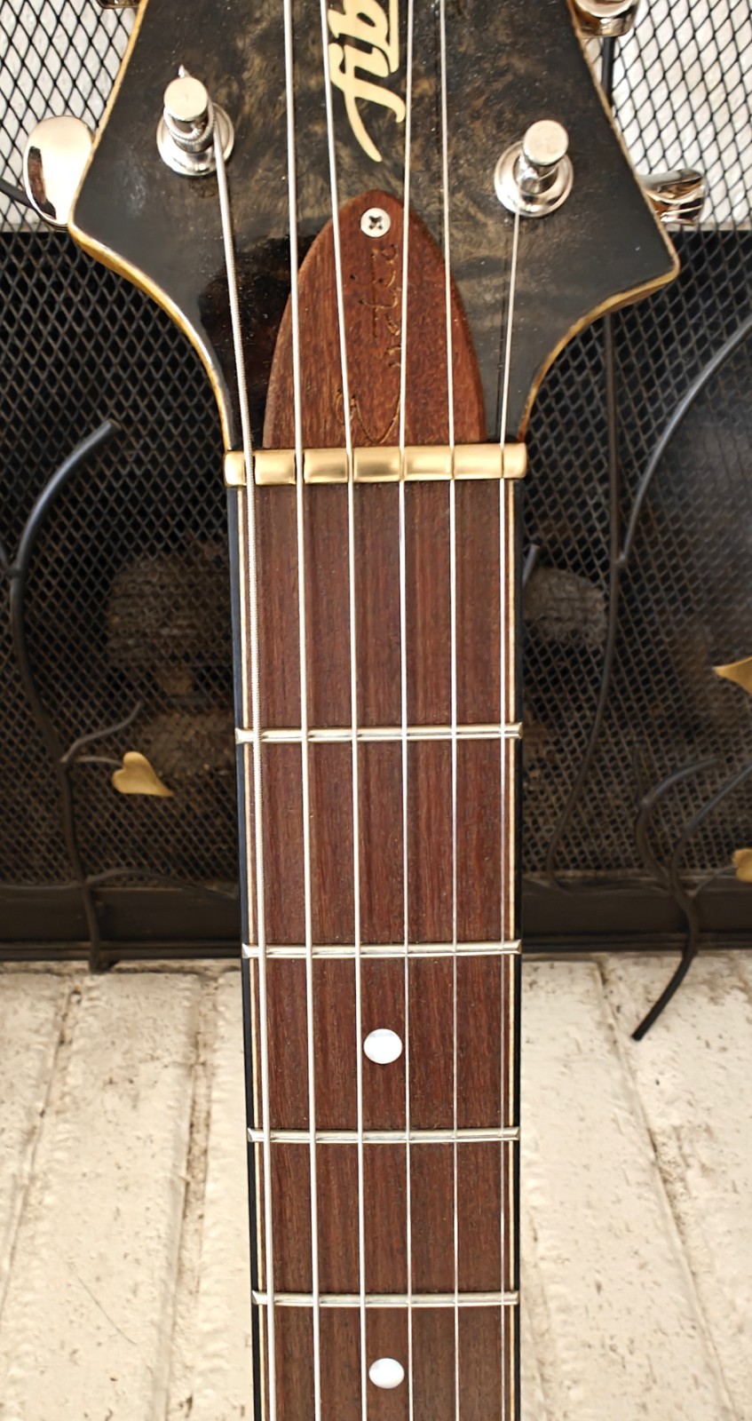Fibenare Erotic Dalmat Single Cut Charcoal | Boutique Handmade Electric Guitar
