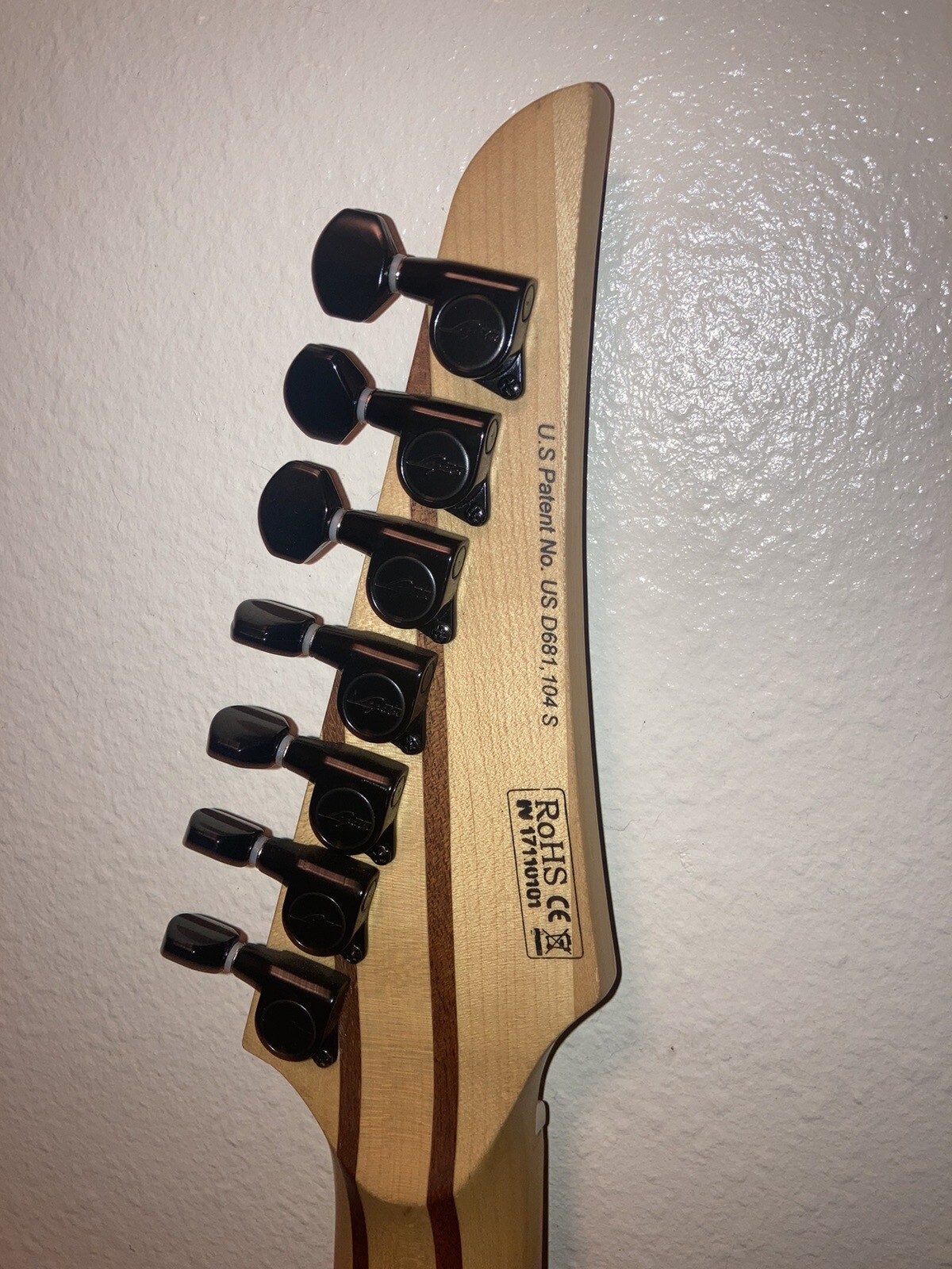 Legator Ninja R 200 Multiscale 7 String Charcoal Burl