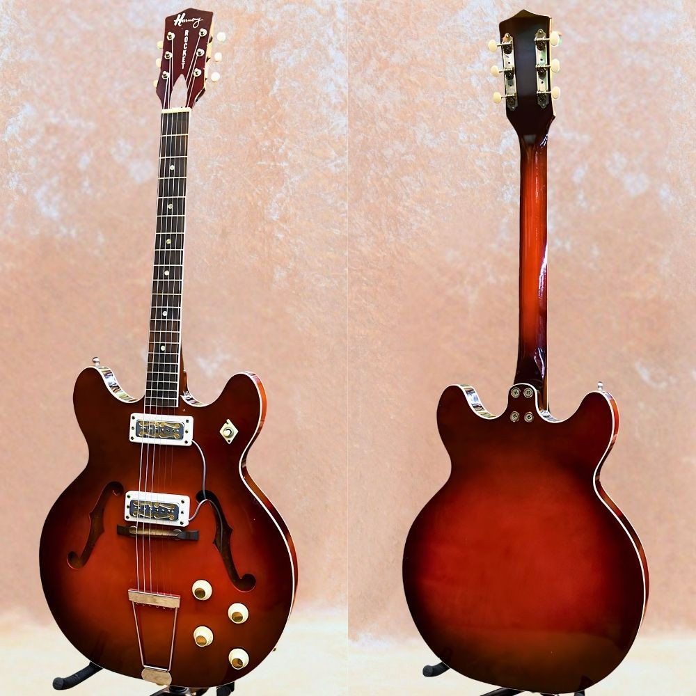 Harmony H54/1 Rocket Electric Guitar Hard Case Used